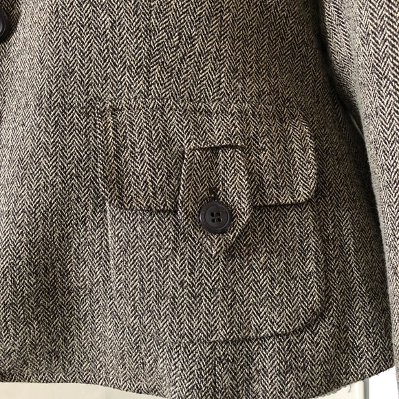 Vintage FMX Design Studio Brown Tweed Women's Blazer Suit Jacket - Picture 3 of 8